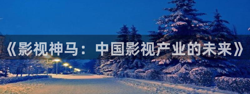 爽死777影院：《影视神马：中国影视产业的未来》